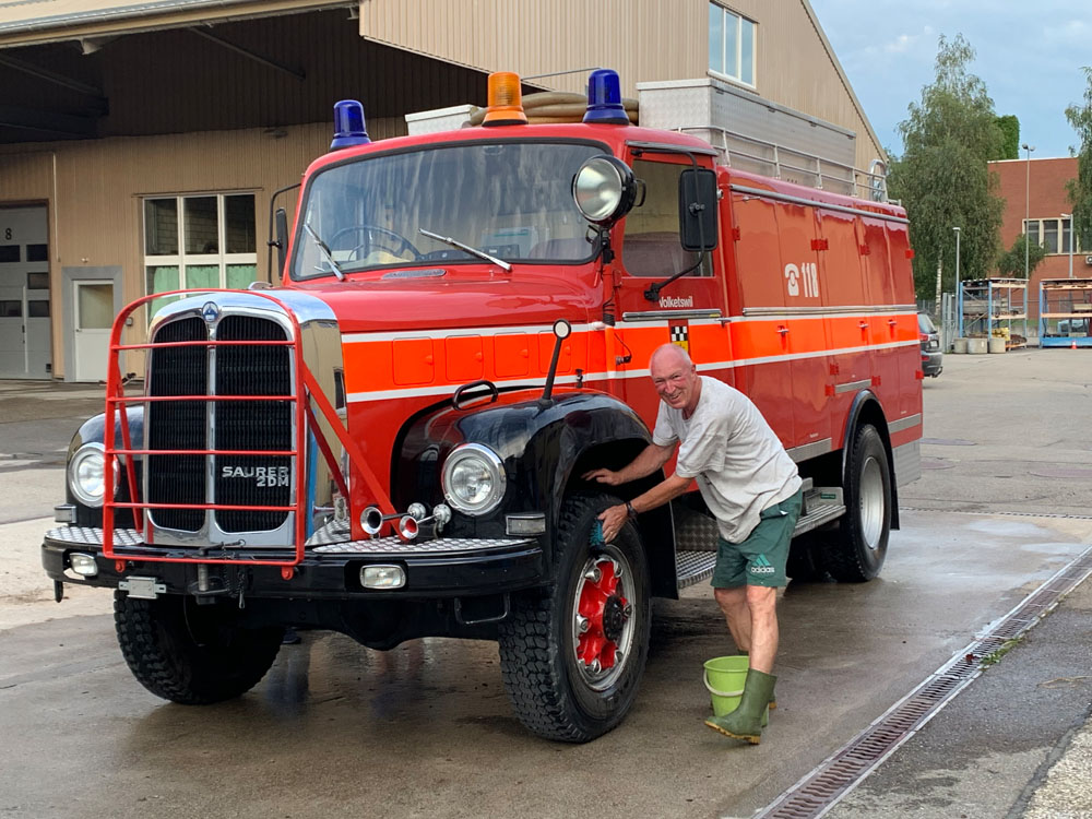 Reinigungsabend im Feuerwehrdepot Volketswil